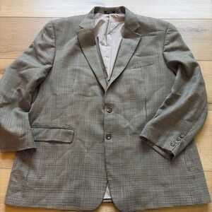 Lauren Ralph Lauren Herringbone Blazer Size 48R 100% Wool Formal